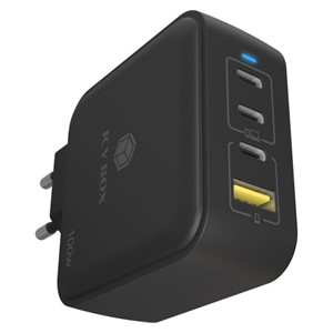 IcyBox IB-PS1040-PD 4-port USB-C /A 100W GaN charger