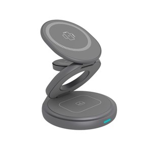 IcyBox IB-SH101-CH 3-in-1 wireless magnetic charger for phones and watches