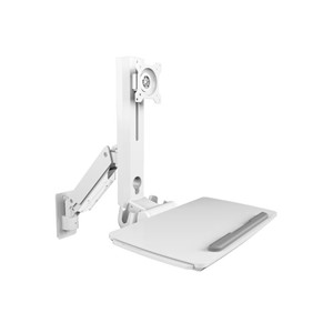 IcyBox IB-WS700-W wall mount for monitor - workstation