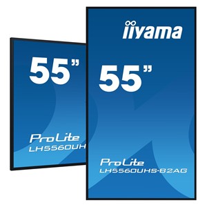 iiyama 55 4K UHD professional digital signage display with advanced control and connectivity options