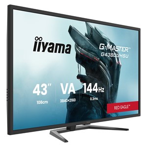 iiyama G-MASTER G4380UHSU-B2 computer monitor 108 cm (42.5) 3840 x 2160 pixels 4K Ultra HD LED Black