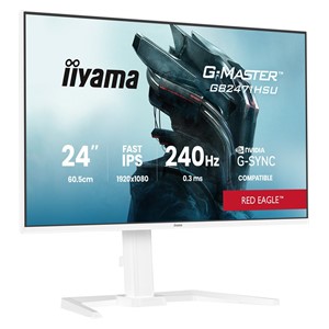 iiyama G-MASTER GB2471HSU-W1 computer monitor 60.5 cm (23.8) 1920 x 1080 pixels Full HD LED White