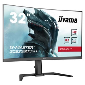 iiyama G-MASTER GCB3280QSU-B2 computer monitor 80 cm (31.5) 2560 x 1440 pixels Dual QHD LED Black