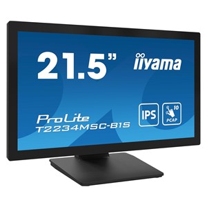 iiyama ProLite T2234MSC-B1S computer monitor 54.6 cm (21.5) 1920 x 1080 pixels Full HD Touchscreen Black