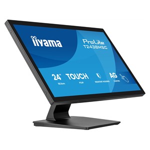 iiyama ProLite T2438MSC-B2 computer monitor 60.5 cm (23.8) 1920 x 1080 pixels Full HD LED Touchscreen Black