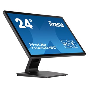 iiyama ProLite T2452MSC-B1 computer monitor 60.5 cm (23.8) 1920 x 1080 pixels Full HD LCD Touchscreen Multi-user Black