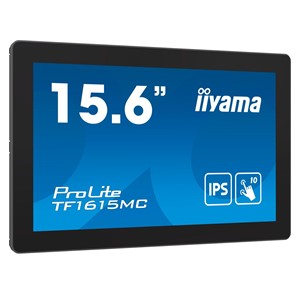 iiyama ProLite TF1615MC-B1 computer monitor 39.6 cm (15.6) 1920 x 1080 pixels Full HD Touchscreen Black