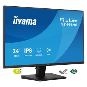 iiyama ProLite X2491HS-B1 computer monitor 60.5 cm (23.8) 1920 x 1080 pixels Full HD LCD Black