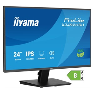 iiyama ProLite X2492HSU-B1 computer monitor 61 cm (24) 1920 x 1080 pixels Full HD LED Black
