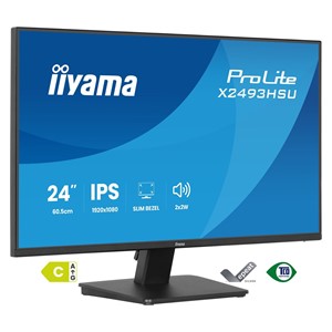 iiyama ProLite X2493HSU-B1 computer monitor 60.5 cm (23.8) 1920 x 1080 pixels Full HD LED Black