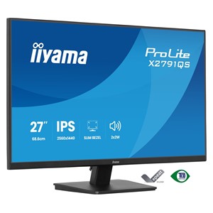 iiyama ProLite X2791QS-B1 computer monitor 68.6 cm (27) 2560 x 1440 pixels Quad HD LED Black