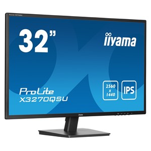 iiyama ProLite X3270QSU-B1 computer monitor 81.3 cm (32) 2560 x 1440 pixels Wide Quad HD LED Black