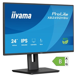 iiyama ProLite XB2492HSU-B1 computer monitor 61 cm (24) 1920 x 1080 pixels Full HD LED Black