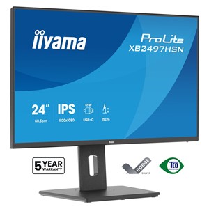 iiyama ProLite XB2497HSN-B1 computer monitor 60.5 cm (23.8) 1920 x 1080 pixels Full HD LED Black