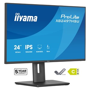 iiyama ProLite XB2497HSU-B1 computer monitor 60.5 cm (23.8) 1920 x 1080 pixels Full HD LED Black