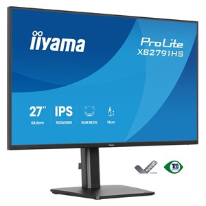 iiyama ProLite XB2791HS-B1 computer monitor 68.6 cm (27) 1920 x 1080 pixels Full HD LED Black