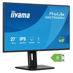 iiyama ProLite XB2792QSU-B1 computer monitor 68.6 cm (27) 2560 x 1440 pixels Quad HD LED Black