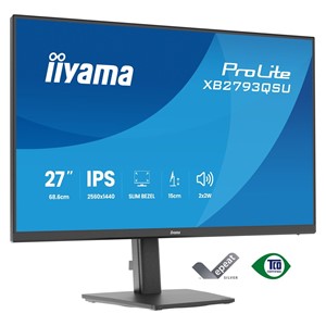 iiyama ProLite XB2793QSU-B1 computer monitor 68.6 cm (27) 2560 x 1440 pixels Quad HD LED Black