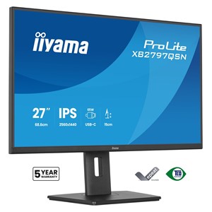 iiyama ProLite XB2797QSN-B1 computer monitor 68.6 cm (27) 2560 x 1440 pixels Quad HD LCD Black