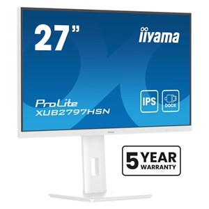 iiyama ProLite XUB2797HSN-W2 computer monitor 68.6 cm (27) 1920 x 1080 pixels Full HD LED White