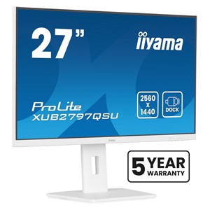 iiyama ProLite XUB2797QSU-W2 computer monitor 68.6 cm (27) 2560 x 1440 pixels Quad HD LED White