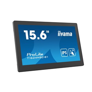 iiyama T1624MSC-B1 computer monitor 39.6 cm (15.6) 1920 x 1080 pixels Full HD LED Touchscreen Black