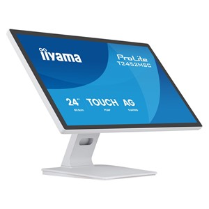 iiyama T2452MSC-W2AG computer monitor 61 cm (24) 1920 x 1080 pixels Full HD LED Touchscreen White