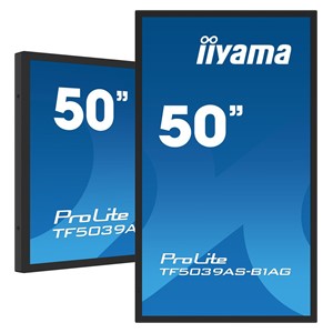 iiyama TF5039AS-B1AG computer monitor 125.7 cm (49.5) 3840 x 2160 pixels 4K Ultra HD LED Touchscreen Black