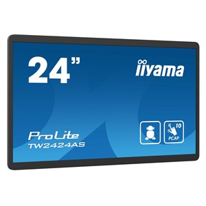 iiyama TW2424AS-B1 Signage Display Digital signage flat panel 60.5 cm (23.8) Wi-Fi 250 cd /m² 4K Ultra HD Black Touchscreen Built-in processor Android 24 /7