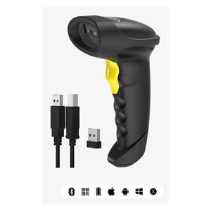 Inateck BCST-50 Handheld bar code reader 1D /2D Black, Yellow