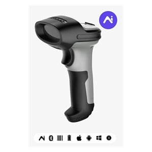 Inateck BCST-70-AI Handheld bar code reader 1D Laser Black, Grey