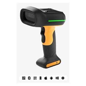 Inateck BCST-75 Handheld bar code reader 2D Black, Yellow