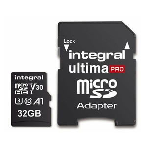 Integral HIGH SPEED MICRO SD CARD MICROSDHC /XC V30 UHS-I U3