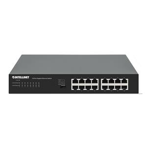 Intellinet 16-Port Gigabit Ethernet Switch 16 x 10/100/1000 Mbps RJ45 Ports, Green Ethernet / IEEE 802.3az Energy Efficient Ethernet, Desktop Format, Includes Optional 19" Rackmount Brackets 4