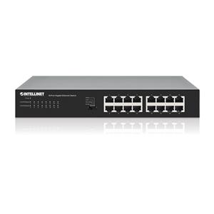 Intellinet 16-Port Gigabit Ethernet Switch 16 x 10/100/1000 Mbps RJ45 Ports, Green Ethernet / IEEE 802.3az Energy Efficient Ethernet, Desktop Format, Includes Optional 19" Rackmount Brackets 6