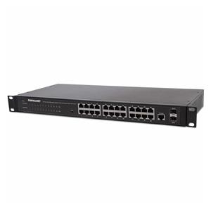 Intellinet 24-Port Network Switch, 24-Port (RJ45), Rackmount, Gigabit, 4 SFP, Ethernet Web-Smart, 10/100/1000 Mbit 5