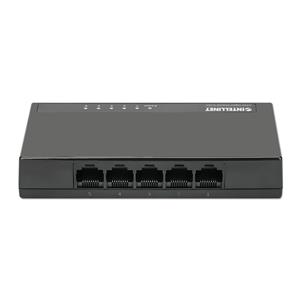 Intellinet 5-Port Gigabit Ethernet Switch Desktop Size, Plastic, IEEE 802.3az (Energy Efficient Ethernet), Black 5