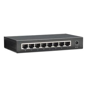 Intellinet 8-Port Fast Ethernet Office Switch, Desktop Size, Metal, IEEE 802.3az (Energy Efficient Ethernet), Box 6