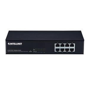 Intellinet 8-Port Fast Ethernet PoE+ Switch, 8 x PoE ports, IEEE 802.3at/af Power-over-Ethernet (PoE+/PoE), Endspan, Desktop, Box 4