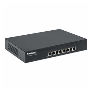 Intellinet 8-Port Gigabit Ethernet PoE+ Switch, 8 x PoE ports, IEEE 802.3at/af Power-over-Ethernet (PoE+/PoE), Endspan, Desktop, Box 3