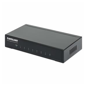 Intellinet 8-Port Gigabit Ethernet Switch, Metal, Box