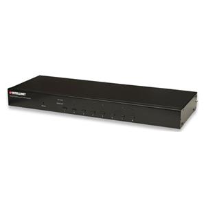 Intellinet 8-Port Rackmount KVM Switch, Combo USB + PS/2, On-Screen Display, Cables included (Euro 2-pin plug) 4