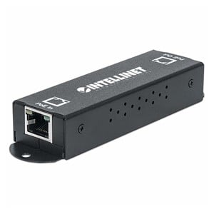 Intellinet Gigabit High-Power PoE+ Extender Repeater, IEEE 802.3at /af Power over Ethernet (PoE+ /PoE), metal