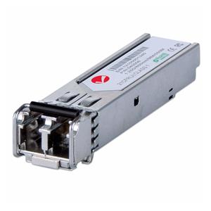 Intellinet Transceiver Module Optical, Gigabit Ethernet SFP Mini-GBIC, 1000Base-Sx (LC) Multi-Mode Port, 550m,MSA Compliant, Equivalent to Cisco GLC-SX-MM, Three Year Warranty