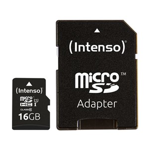 Intenso 16GB microSDXC UHS-I Class 10 Premium Memory Card
