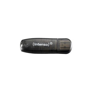 Intenso 16GB Rainbow Line USB 2.0 flash drive - Black