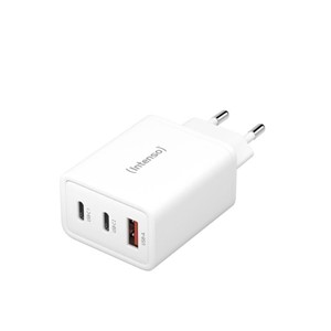 Intenso 65W GaN power supply with 2xUSB-C and 1xUSB-A connectors W65ACC