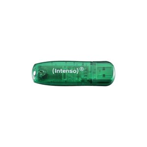 Intenso 8GB Rainbow Line USB 2.0 flash drive - Green