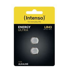 Intenso LR43 Energy Ultra battery, 2 pieces