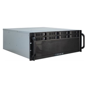 Inter-Tech 4U-4408 Rack Black, Silver